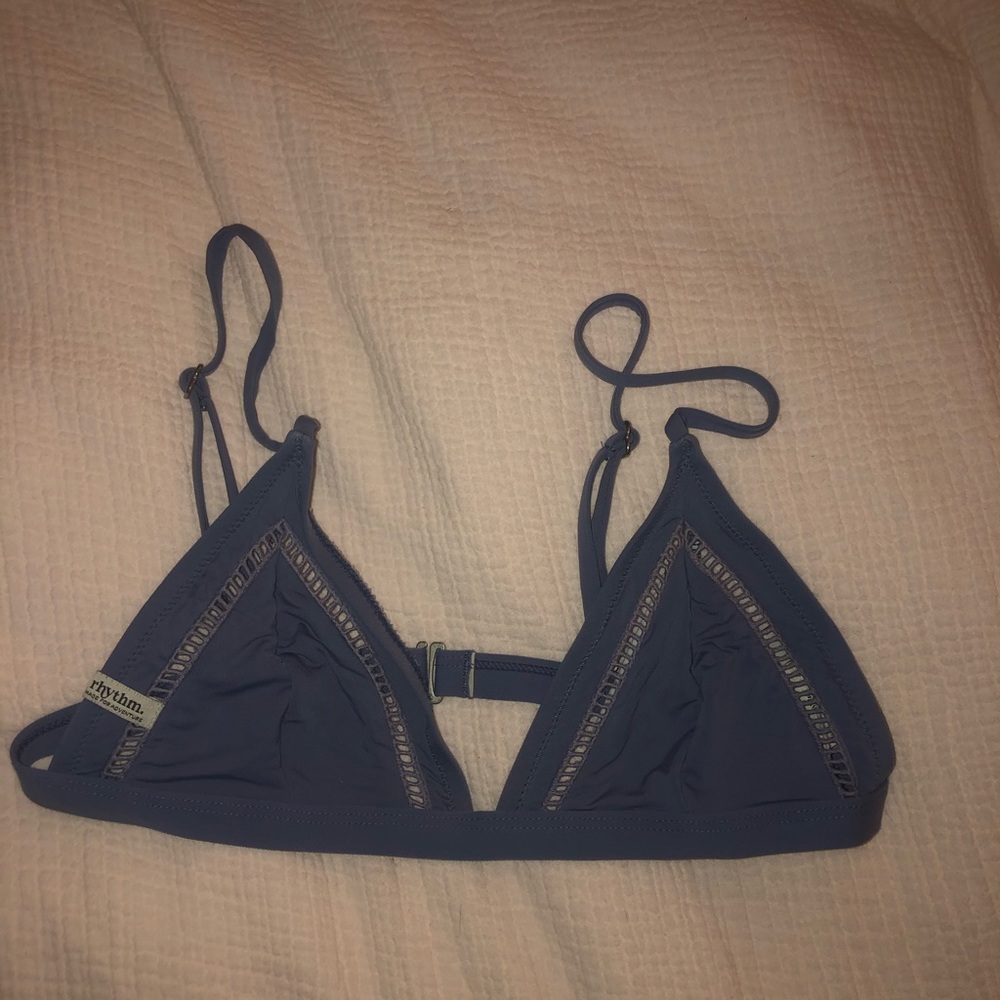 Periwinkle Rhythm. Bikini Top